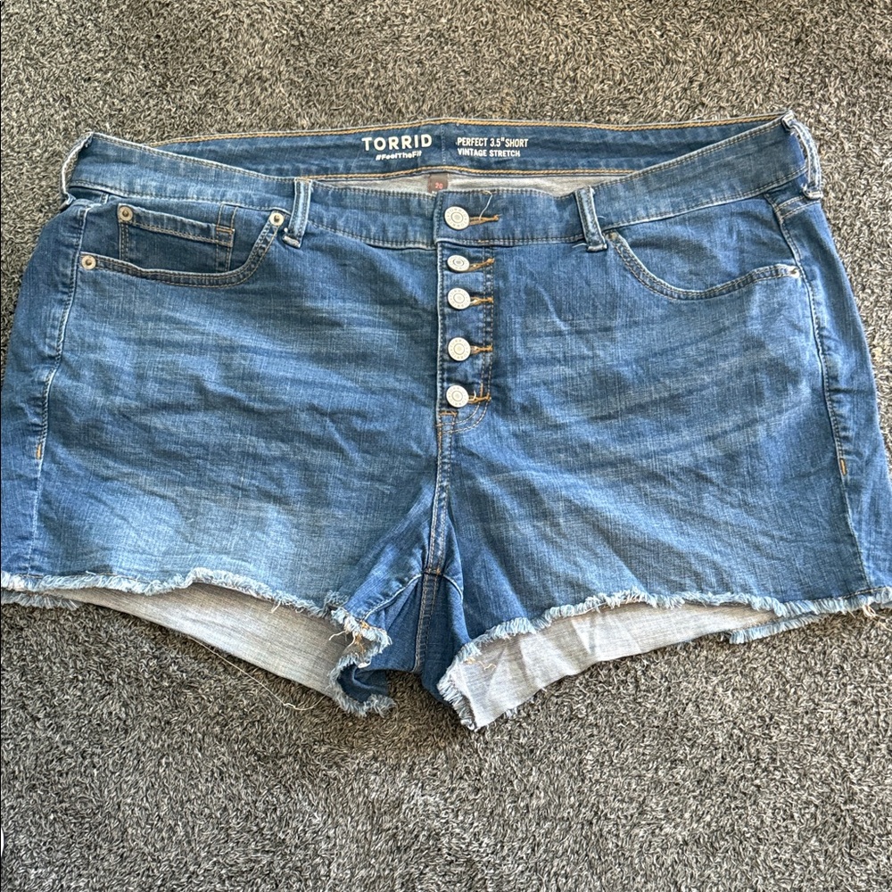 Torrid Women's Light Blue Jean Shorts